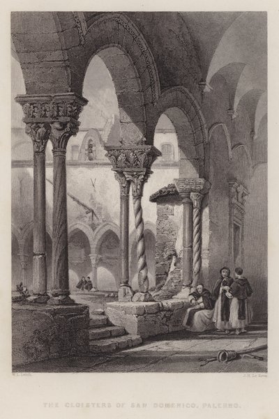 Los Claustros de San Domenico, Palermo de William Leighton Leitch