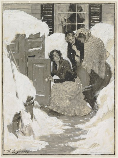 Boceto para una ilustración de libro de William Leroy Jacobs