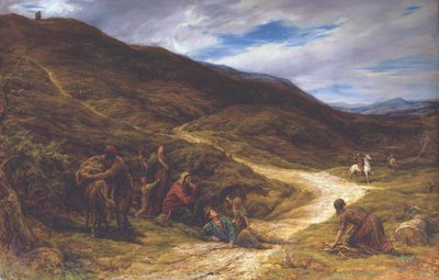 Over the Heath "El cuerno, el cuerno, el lujurioso, lujurioso cuerno" de William Linnell