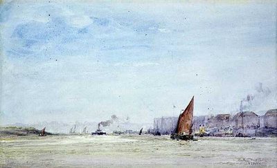 Astillero de Chatham de William Lionel Wyllie