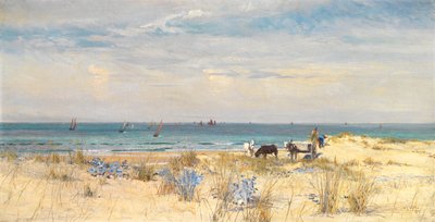 Cosechando la tierra y el mar, 1873 de William Lionel Wyllie