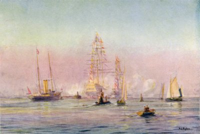 Puerto de Portsmouth, 1912 de William Lionel Wyllie