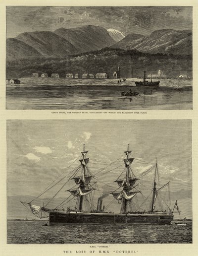 La pérdida del H.M.S. Doterel de William Lionel Wyllie