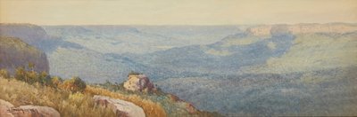 Las Montañas Azules ( acuarela) de William Lister