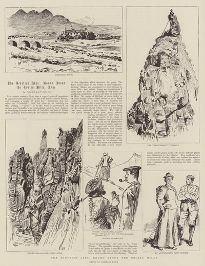 Los Alpes escoceses, alrededor de las colinas de Coolin de William Lockhart Bogle