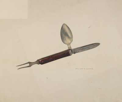 Juego de cubiertos, c. 1941 de William Ludwig