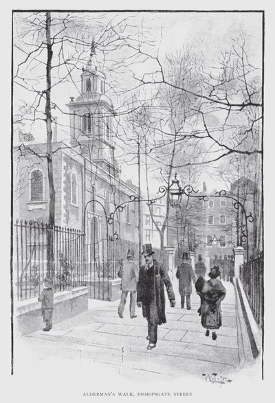 Paseo de Anderman, Bishopsgate Street de William Luker