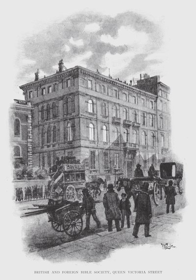 Sociedad Bíblica Británica y Extranjera, Calle de la Reina Victoria de William Luker