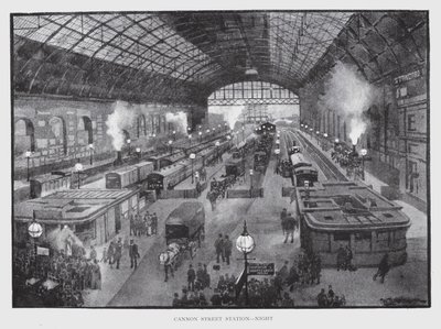 Estación de Cannon Street, Noche de William Luker