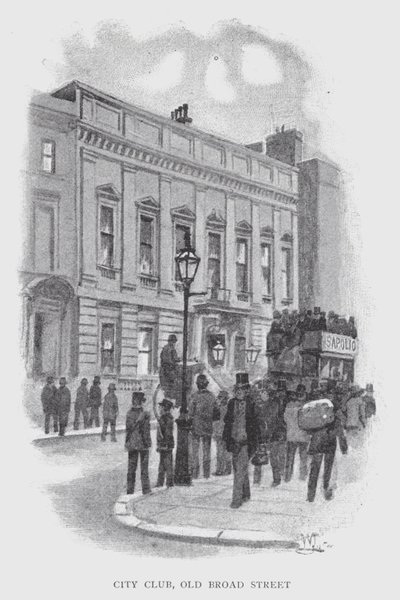 Club de la Ciudad, Old Broad Street de William Luker