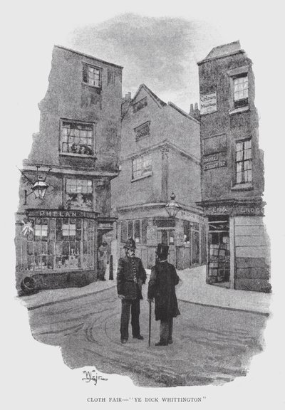 Cloth Fair, "Ye Dick Whittington" de William Luker