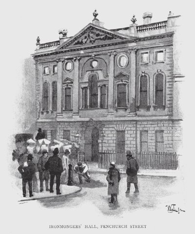 Salón de los Ferreteros, Calle Fenchurch de William Luker