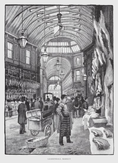 Mercado de Leadenhall de William Luker