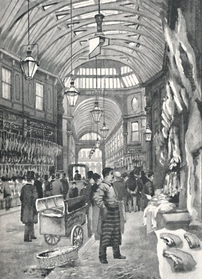 Mercado de Leadenhall de William Luker
