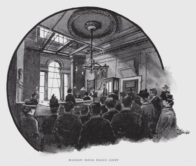 Tribunal de Policía de Mansion House de William Luker