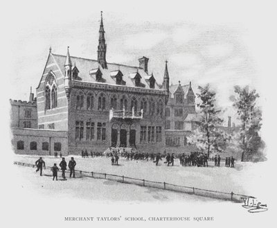 Escuela de los Mercaderes de Sastres, Charterhouse Square de William Luker