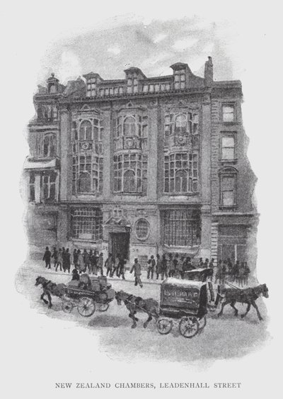 Cámaras de Nueva Zelanda, Calle Leadenhall de William Luker