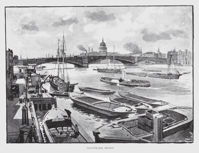 Puente de Southwark de William Luker