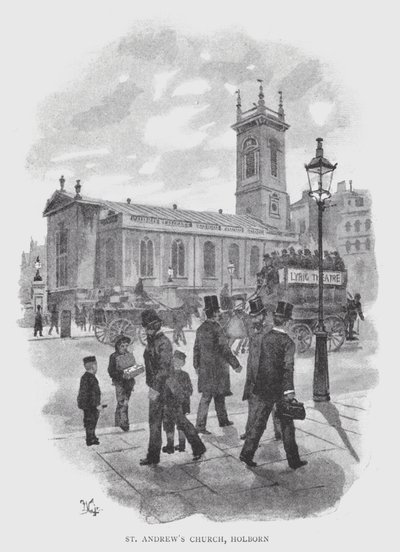 Iglesia de San Andrés, Holborn de William Luker