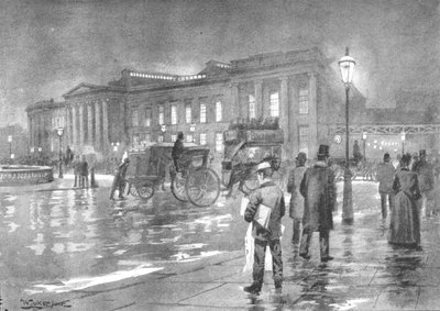La Oficina General de Correos - Noche, 1891 de William Luker
