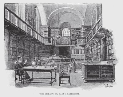 La Biblioteca, Catedral de San Pablo de William Luker
