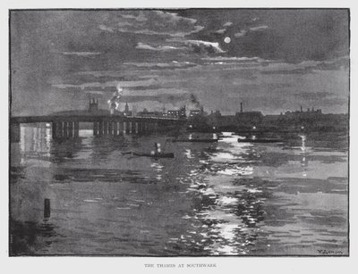 El Támesis en Southwark de William Luker