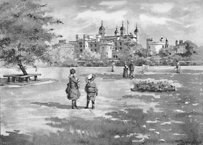 La Torre de Londres desde Trinity Square, 1891 de William Luker