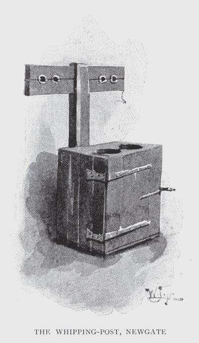 El poste de flagelación, Newgate de William Luker