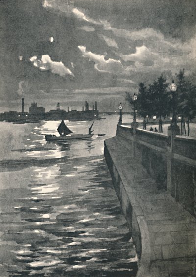Westminster desde el Puente de Blackfriars - Noche, 1891 de William Luker