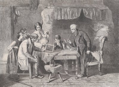 Retrato del abuelo, de Illustrated London News, 4 de enero de 1862 de William Luson Thomas