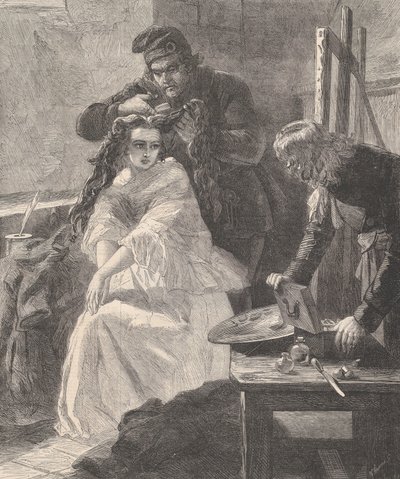 La toilette des morts, de Illustrated London News de William Luson Thomas