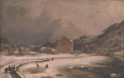 Escena de invierno de William Malbon