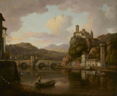 Castillo en el Ródano, Francia de William Marlow