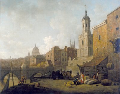 Fresh Wharf, London Bridge de William Marlow