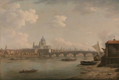 Puente de San Pablo y Blackfriars de William Marlow