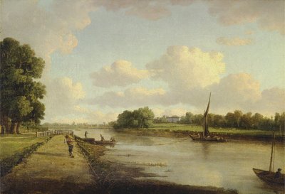 Vista del Río Támesis en Richmond (?), c.1776 de William Marlow