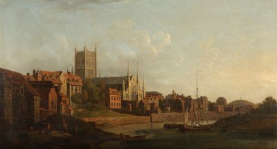 Worcester desde el Severn, c.1760 de William Marlow