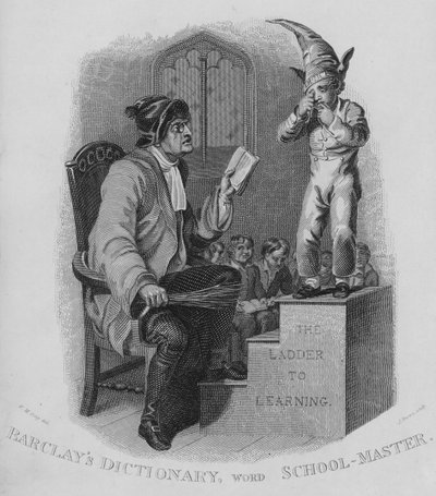 Diccionario de Barclays, palabra: School master de William Marshall (after) Craig