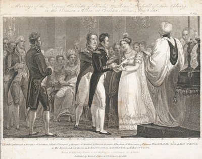 Boda de la Princesa Carlota de William Marshall (after) Craig