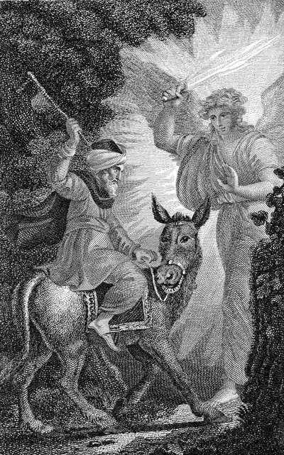 El asno de Balaam, c1790-1834 de William Marshall Craig