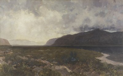 Loch Maree desde el Puente Grudie, c.1905 de William Matthew Hale