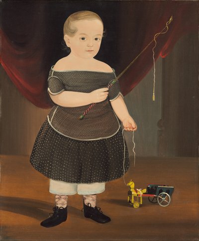 Niño con Caballo de Juguete y Carro de William Matthew Prior