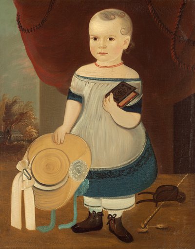 Niño con sombrero de paja de William Matthew Prior
