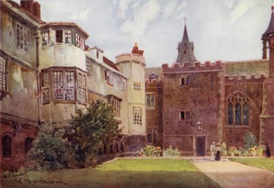 Un Antiguo Patio en Queens College de William Matthison
