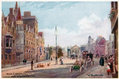 Broad St, Oxford, y Balliol College de William Matthison