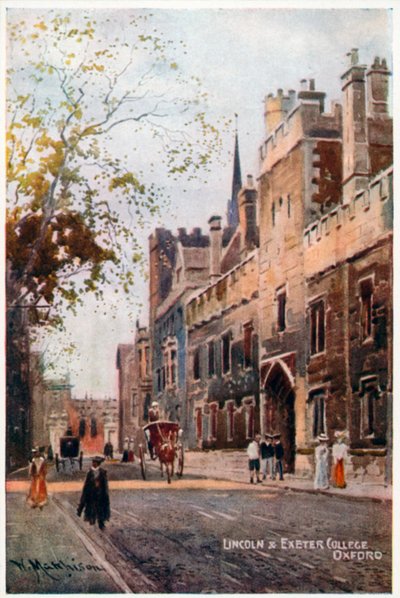 Lincoln y Exeter College de William Matthison