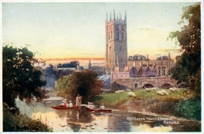 Torre y puente de Magdalen de William Matthison