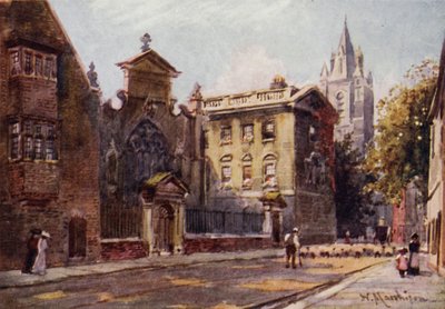 Peterhouse desde la Calle de William Matthison