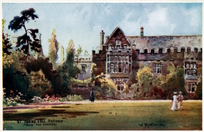 Colegio de San Juan, desde el jardín de William Matthison