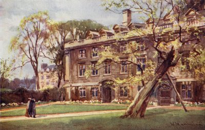 El Edificio de los Fellows en Christs College de William Matthison